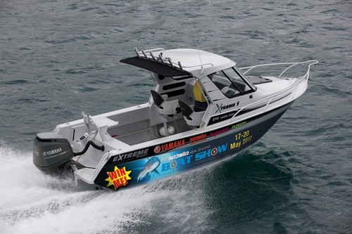 Extreme 570 Game King - prize at the Hutchwilco New Zealand Boat Show 2012 © Mike Rose